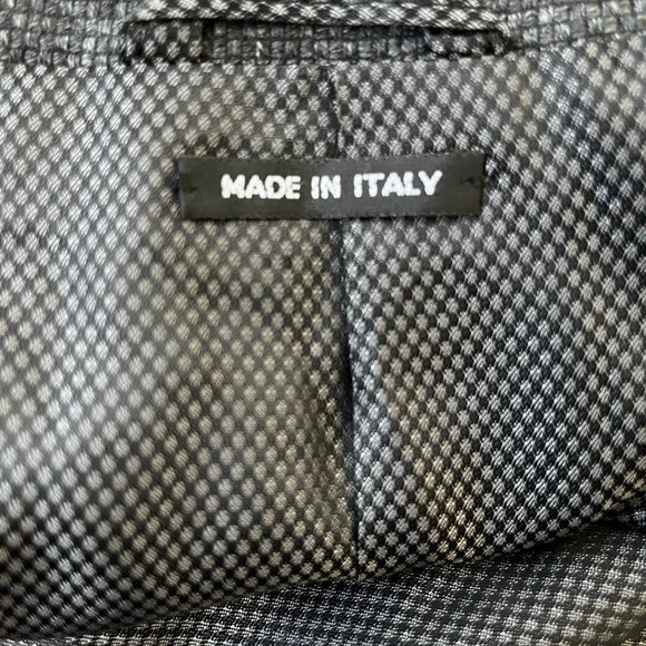 Giorgio Armani Men's Dark Grey Upton Jacket Blazer Size 40R Made in Italy - Picture 15 of 15